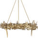 Aviary 6 Light 41.25 inch Swedish Gold Ring Chandelier Ceiling Light