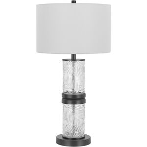 Carrington 31 inch 100.00 watt Charcoal Grey Table Lamp Portable Light