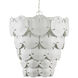 Tulum 5 Light 20 inch Sugar White Chandelier Ceiling Light, Marjorie Skouras Collection