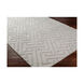 Mystique 36 X 24 inch Light Gray Rugs, Rectangle