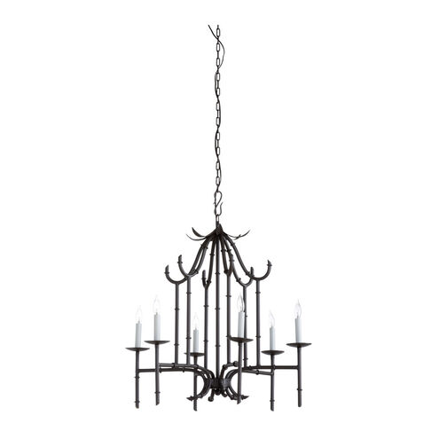 Wildwood 6 Light 27 inch Charcoal Chandelier Ceiling Light