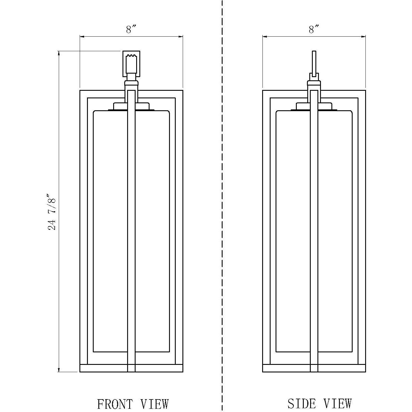 Aura 1 Light 8 inch Black Outdoor Chain Mount Ceiling Fixture in G9