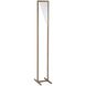 Voxx 57.5 inch 21 watt Oilcan Brass Floor Lamp Portable Light