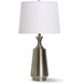 Steel 29 inch 100.00 watt Brushed Steel Table Lamp Portable Light