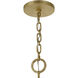 Noah 8 Light 40 inch Gold Armory Chandelier Ceiling Light