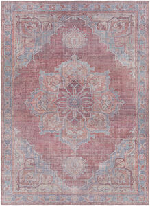 Farrell 87 X 63 inch Blue Rug in 5 x 8, Rectangle