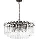 C&M by Chapman & Myers Arden 16 Light 32.88 inch Aged Iron Chandelier Ceiling Light