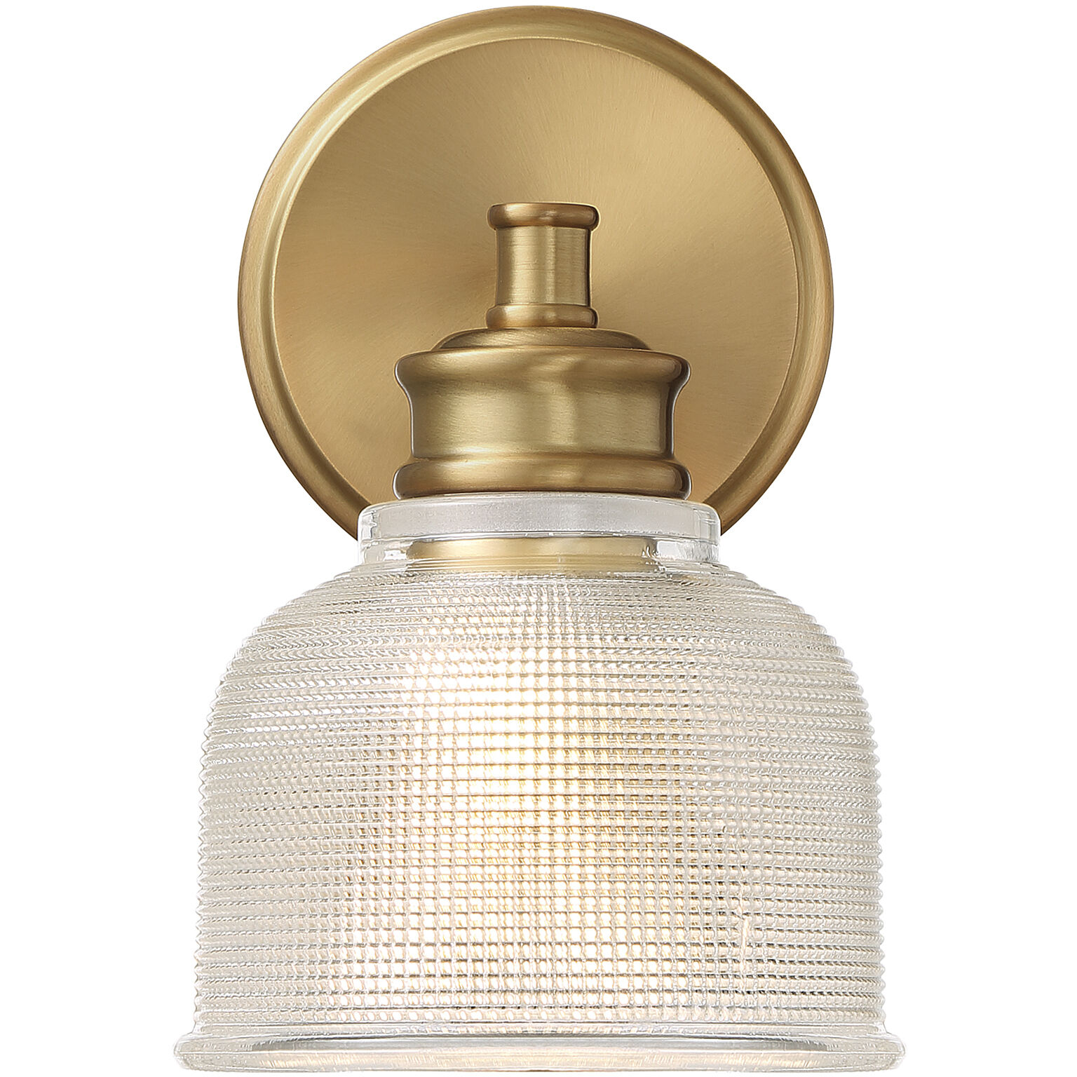 Vintage 1 Light 5 inch Natural Brass Wall Sconce Wall Light