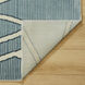 Eclectic Luxe 90 X 63 inch Blue Rug in 5 x 7