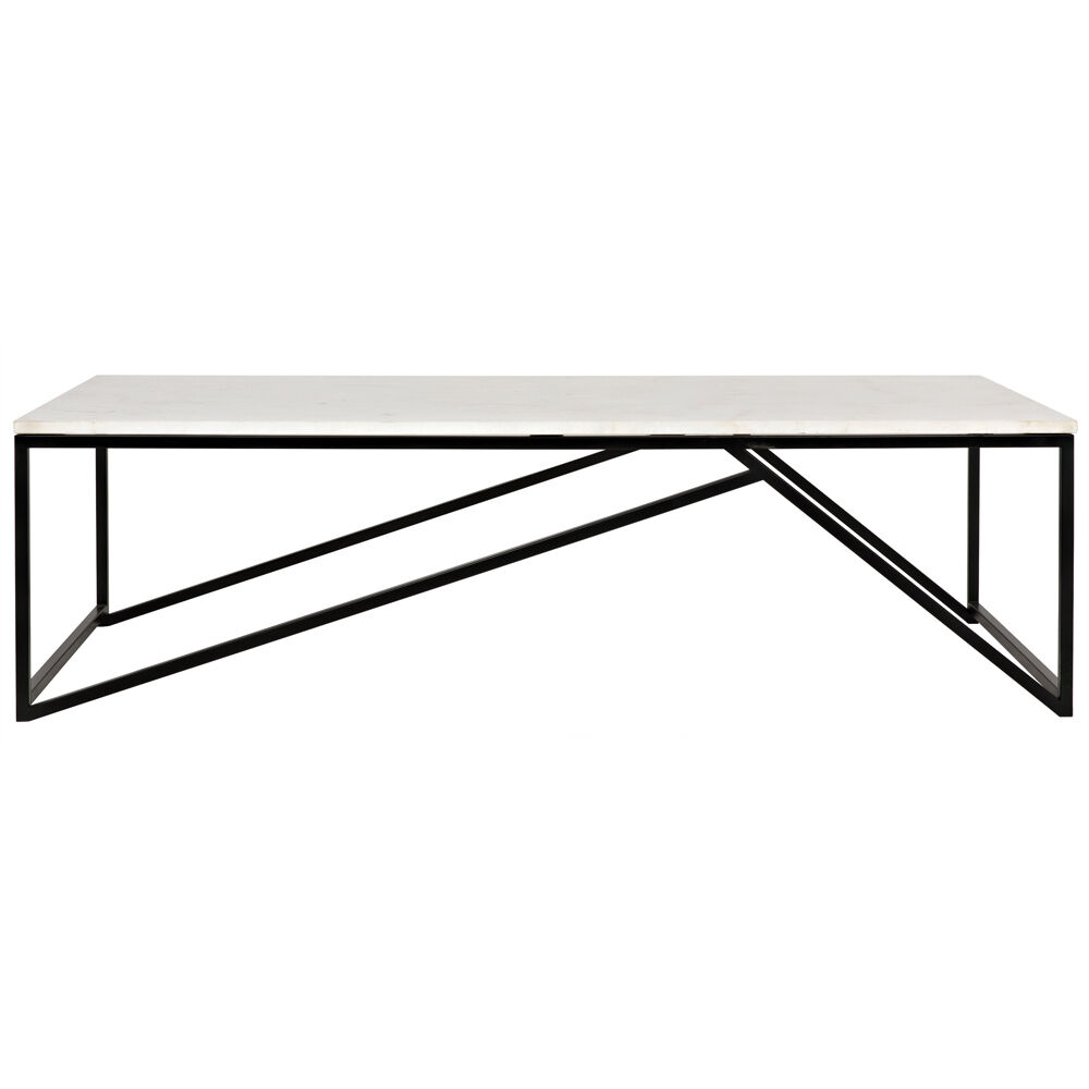 Molimo 64 X 32 inch Matte Black Coffee Table