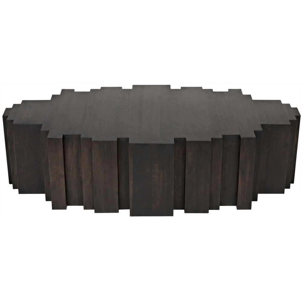 Royce 70 X 36 inch Ebony Walnut Coffee Table