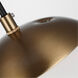 Abington LED 10 inch Satin Brass Pendant Ceiling Light