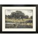 Far Away Landscape Gray and Brown and Multi and Neutral Framed Art
