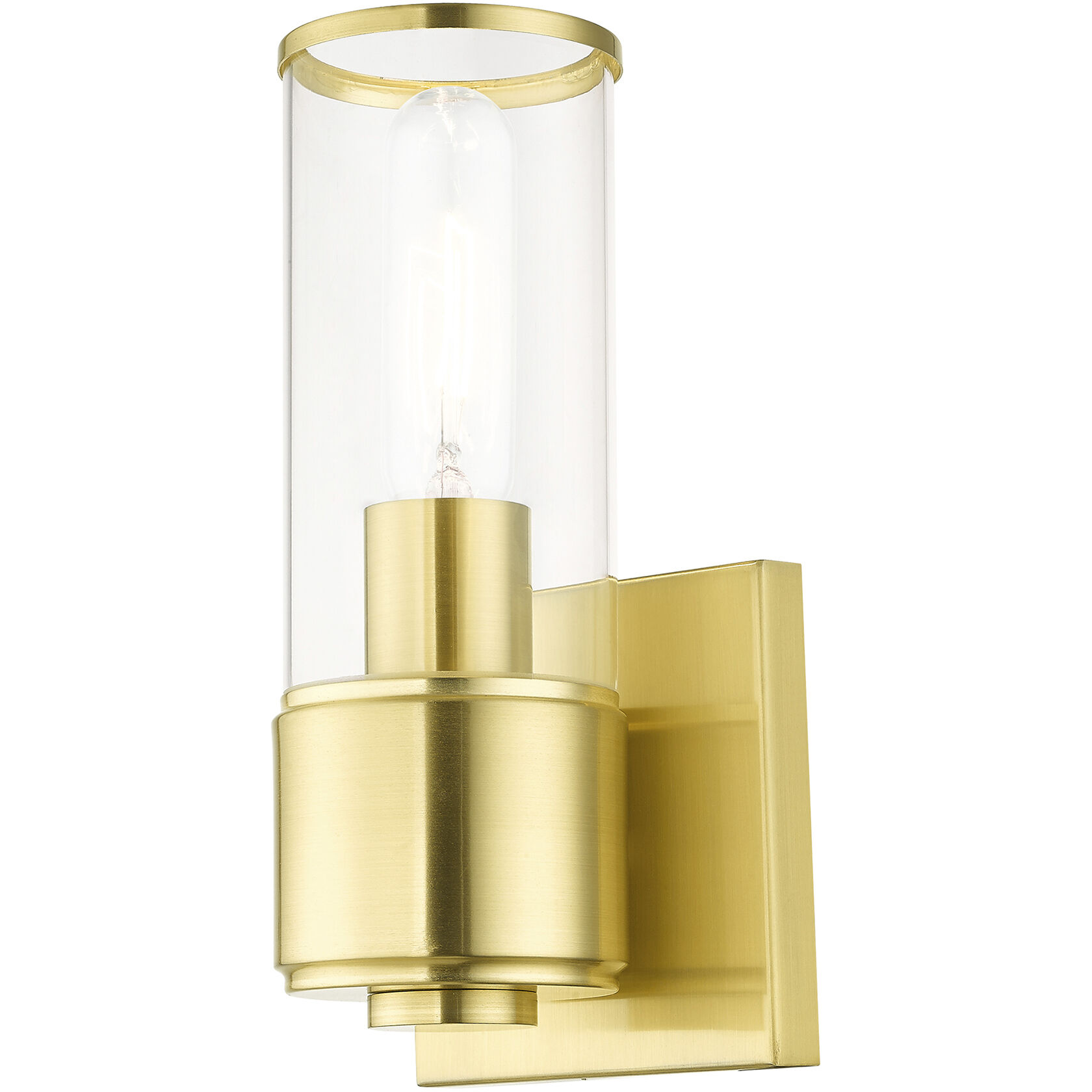 Quincy 1 Light 4.75 inch Satin Brass ADA Wall Sconce Wall Light