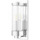 Hillcrest 2 Light 15.75 inch Polished Chrome Medium Outdoor Wall Lantern