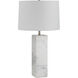 Nyon 27.25 inch 100.00 watt Honed White Table Lamp Portable Light