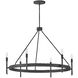 Tress LED 36 inch Forged Iron Indoor Chandelier Ceiling Light