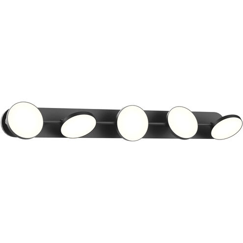 Novel LED 37 inch Black Bath Vanity Light Wall Light