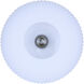 Mallory 1 Light 10.5 inch Brushed Nickel Flush Mount Ceiling Light