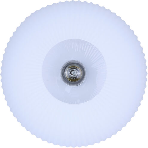 Mallory 1 Light 10.5 inch Brushed Nickel Flush Mount Ceiling Light