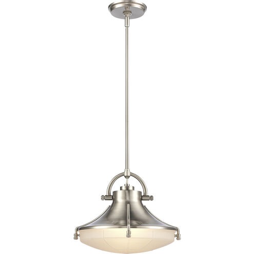 Urbanite 1 Light 13 inch Satin Nickel Pendant Ceiling Light