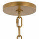 Zanara 6 Light 26 inch Brass Kisser Pendant Ceiling Light
