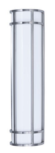 Moon Ray LED 24 inch Satin Nickel Outdoor Wall Sconce