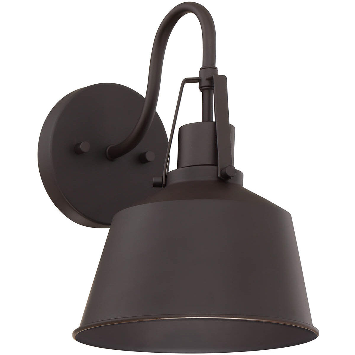 Farmhouse Outdoor Wall Lantern in Oil Rubbed Bronze