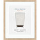 Cappuccino / Cold Brew / Flat White / Mocha Beige and Blue and Brown and Black Framed Art, Propac