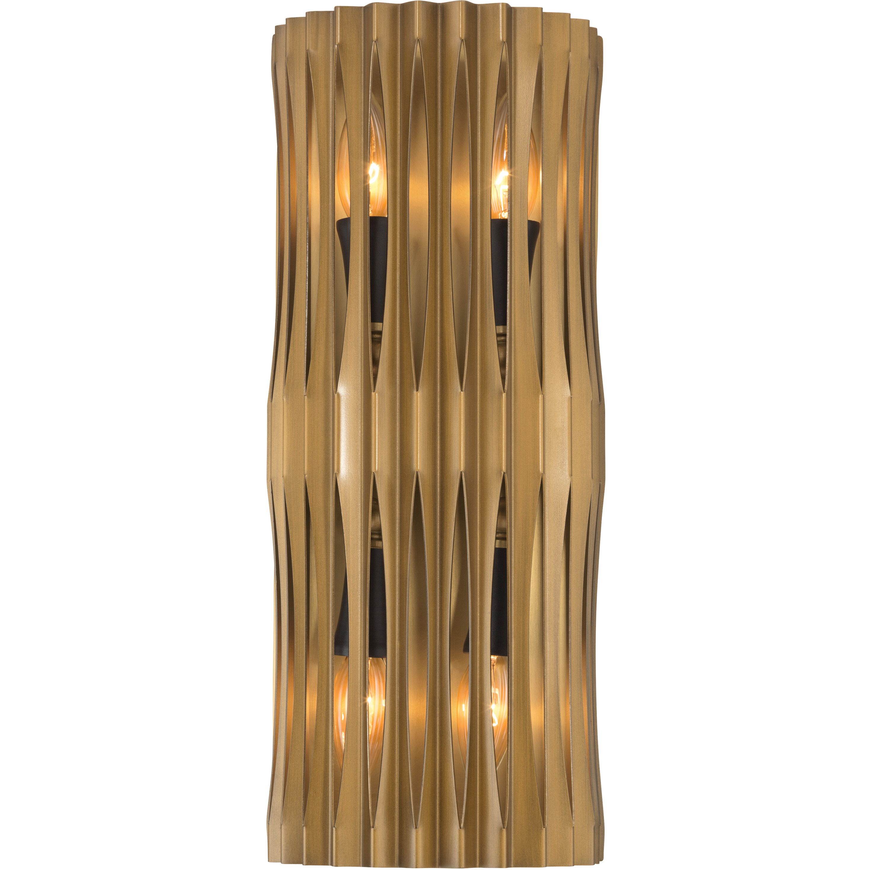 Aven 4 Light 6.75 inch Sand Coal Black and Legacy Brass ADA Wall Sconce Wall Light