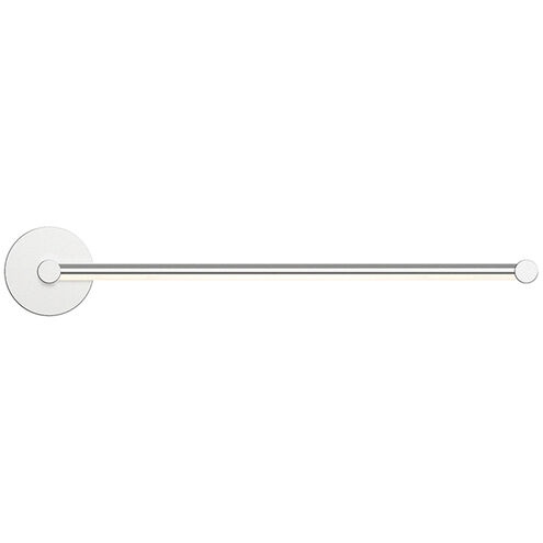 Purolinear 360 LED 25 inch Satin Chrome ADA Wall Bar Light Wall Light