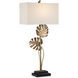 Heirloom 40.5 inch 150.00 watt Antique Brass and Black Console Table Lamp Portable Light