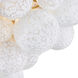 Marabel 6 Light 30.5 inch Distressed Brass Chandelier Ceiling Light