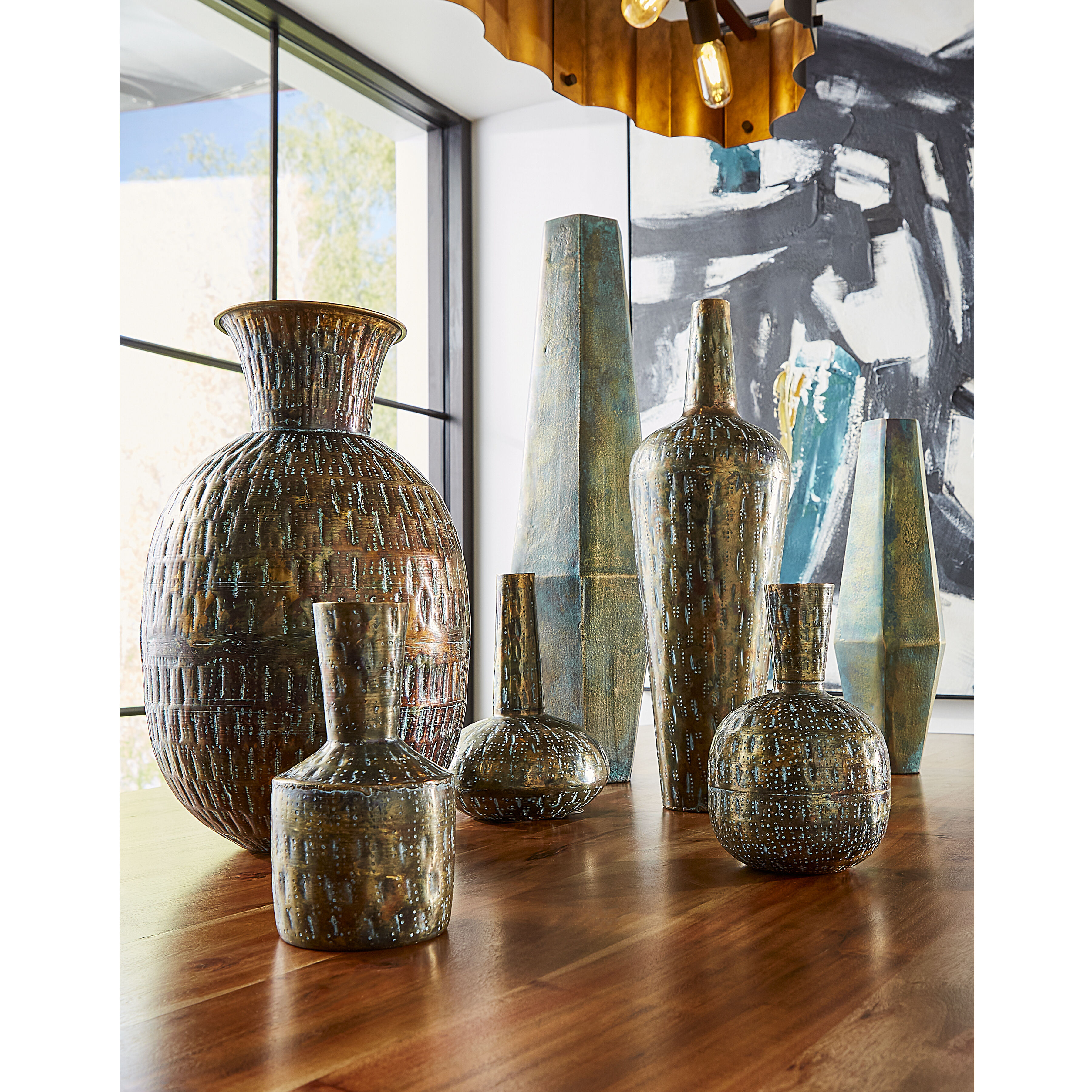 Fowler 8.25 X 6.25 inch Vase, Set of 3