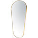 Pointless Exclamation 40 X 21.25 inch Gold Wall Mirror
