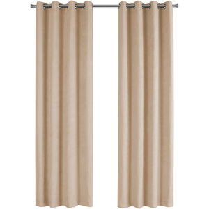 Swatara Brown Curtain Panel, 2-Piece Set