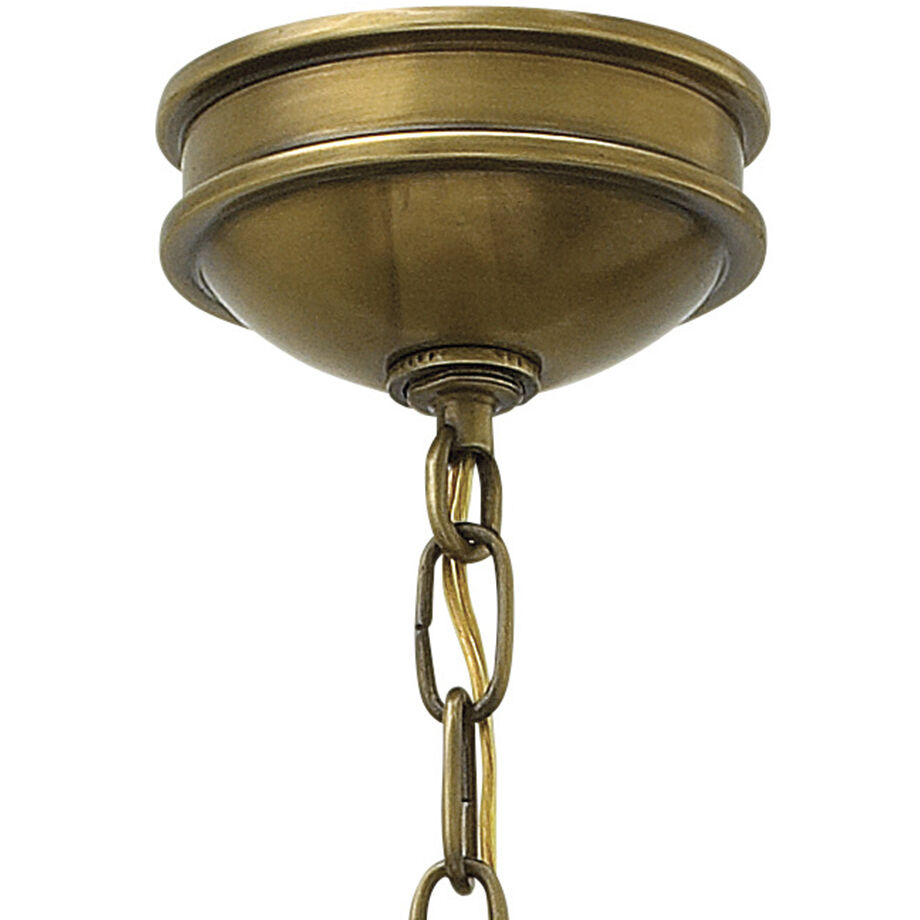 Collier 4 Light 21.5 inch Heritage Brass Indoor Foyer Pendant Ceiling Light