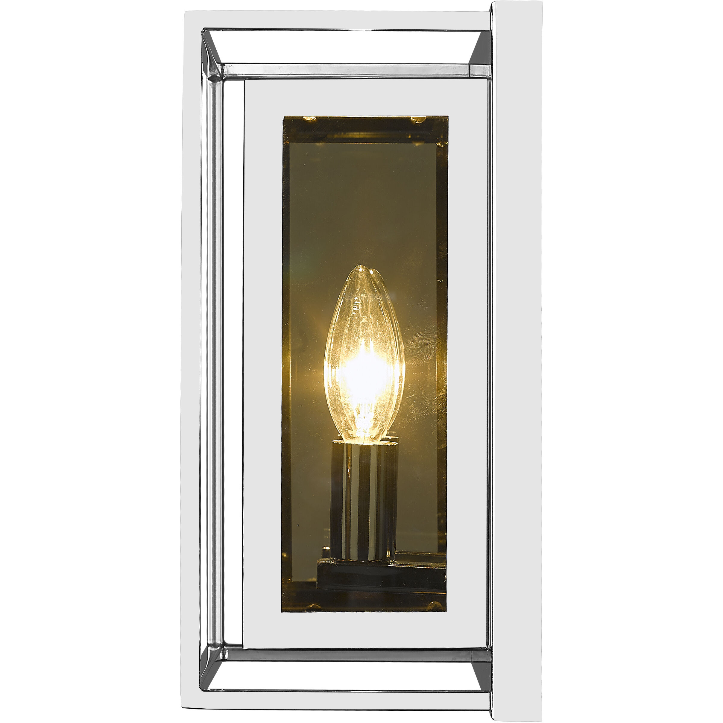 Infinity 2 Light 8.25 inch Chrome Wall Sconce Wall Light