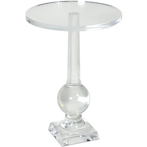 Stowe 24 X 17 inch Clear Accent Table