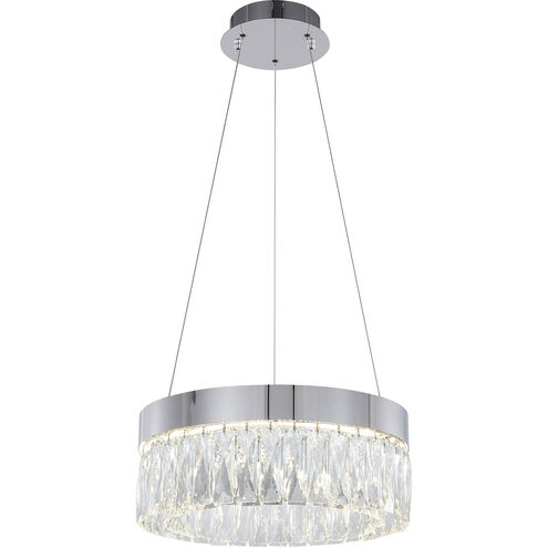 Canada LED 16 inch Chrome LED Chandelier Ceiling Light