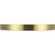 Alora Mood Evelyn 9 inch Brushed Gold and Alabaster Flush Mount Ceiling Light