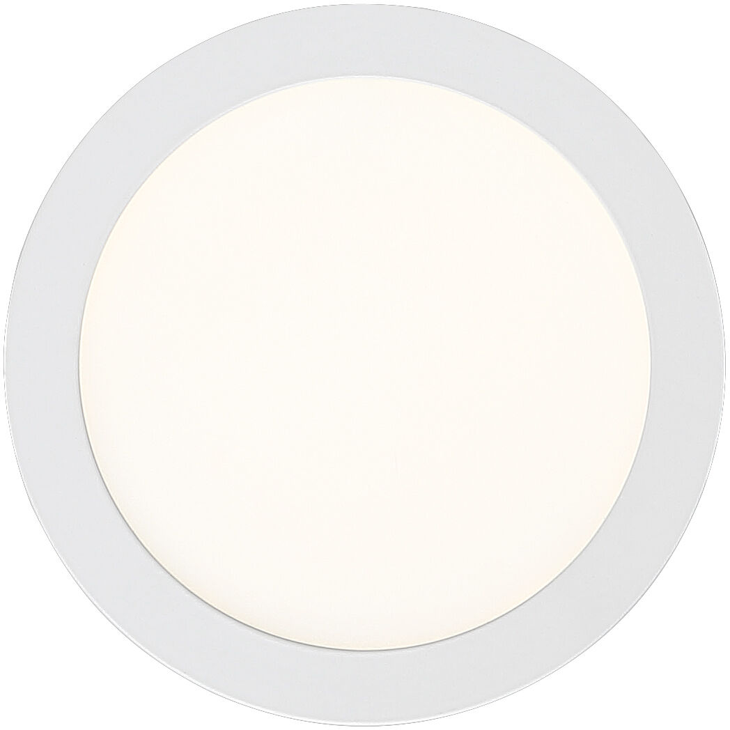 Outskirts LED 7.5 inch Fresco Flush Mount Ceiling Light in Italian Fresco