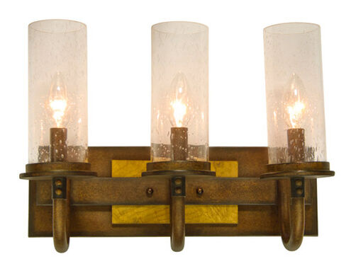 Bentham 3 Light Tuscan Sun Bath Light Wall Light