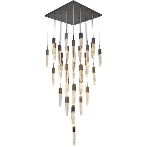 Canada 41 Light 35.43 inch Matte Black Chandelier Ceiling Light