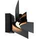 Candora LED 36 inch Black Vanity Light Wall Light