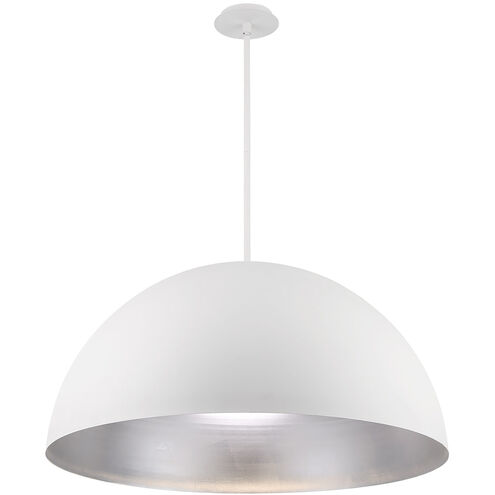 Yolo LED 35.5 inch Black Gold Leaf Pendant Ceiling Light in 35in.