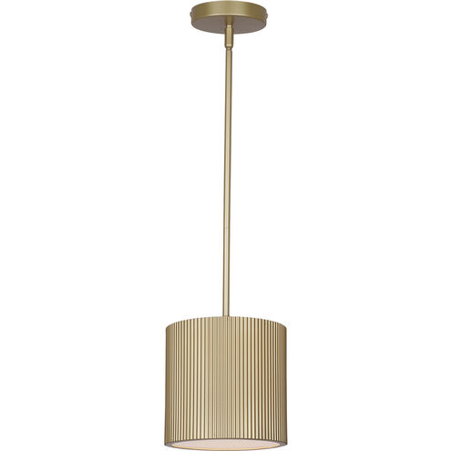 Scarlett 1 Light 8 inch Gold Pendant Ceiling Light