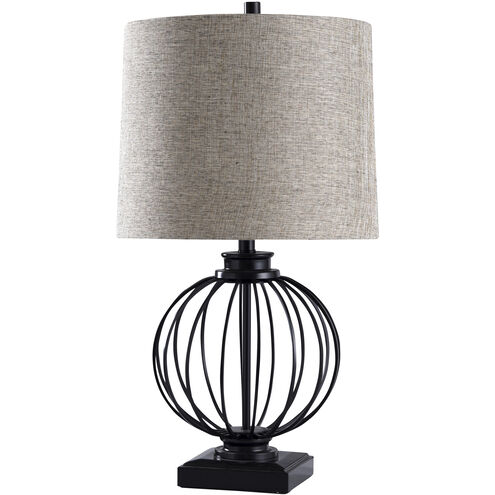 Audrey 27.5 inch 150 watt Black Table Lamp Portable Light