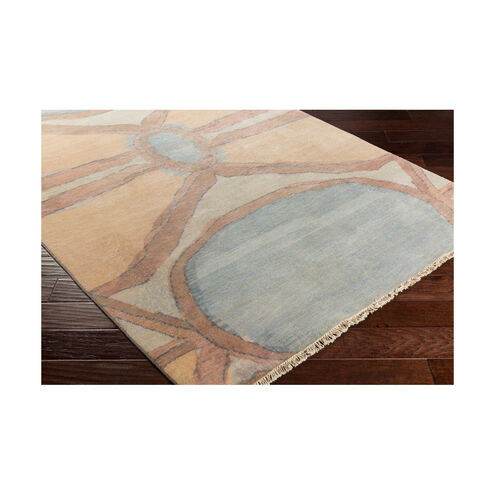 Libra One 108 X 72 inch Yellow and Brown Area Rug, Wool