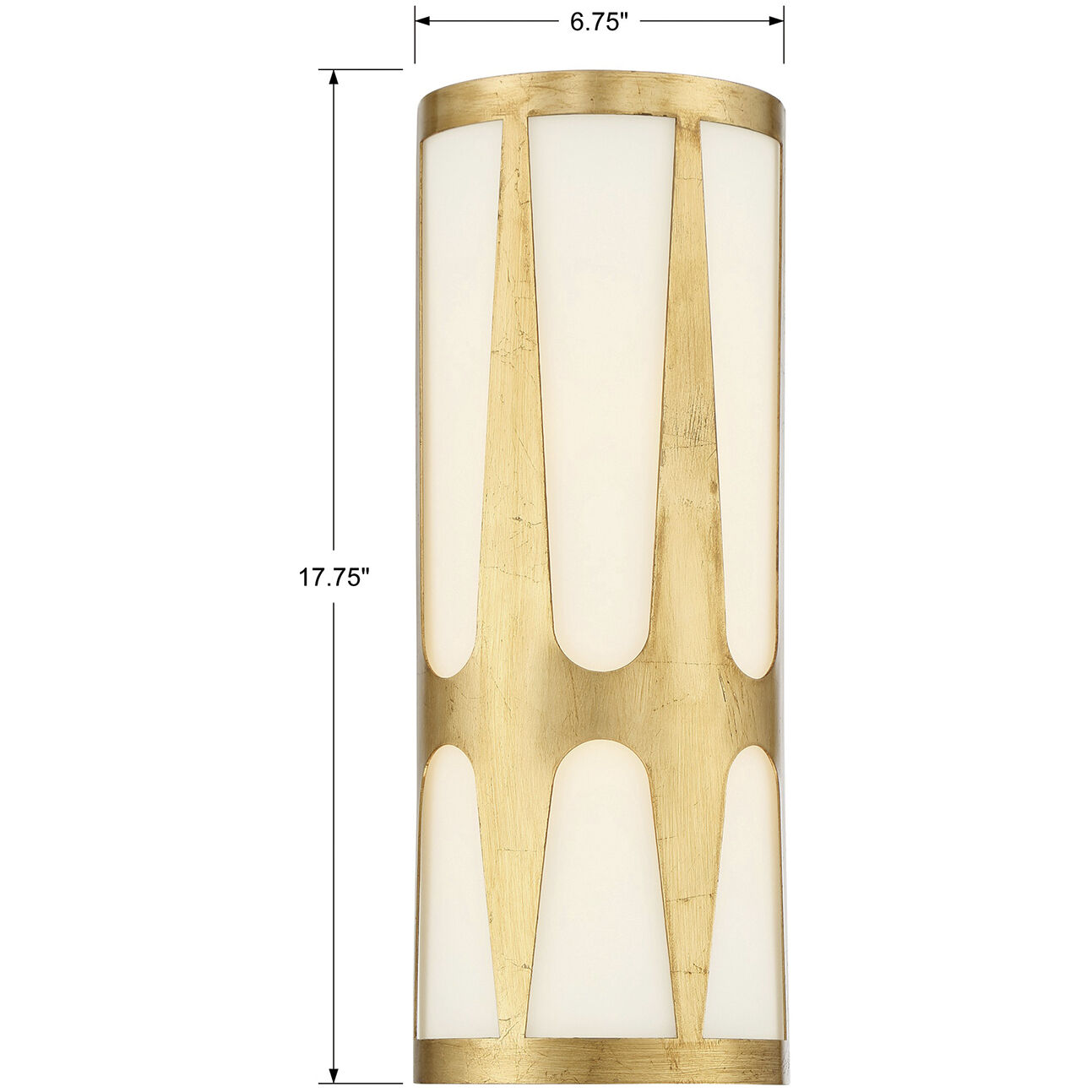 Royston Bath Sconce Wall Light in Antique Gold